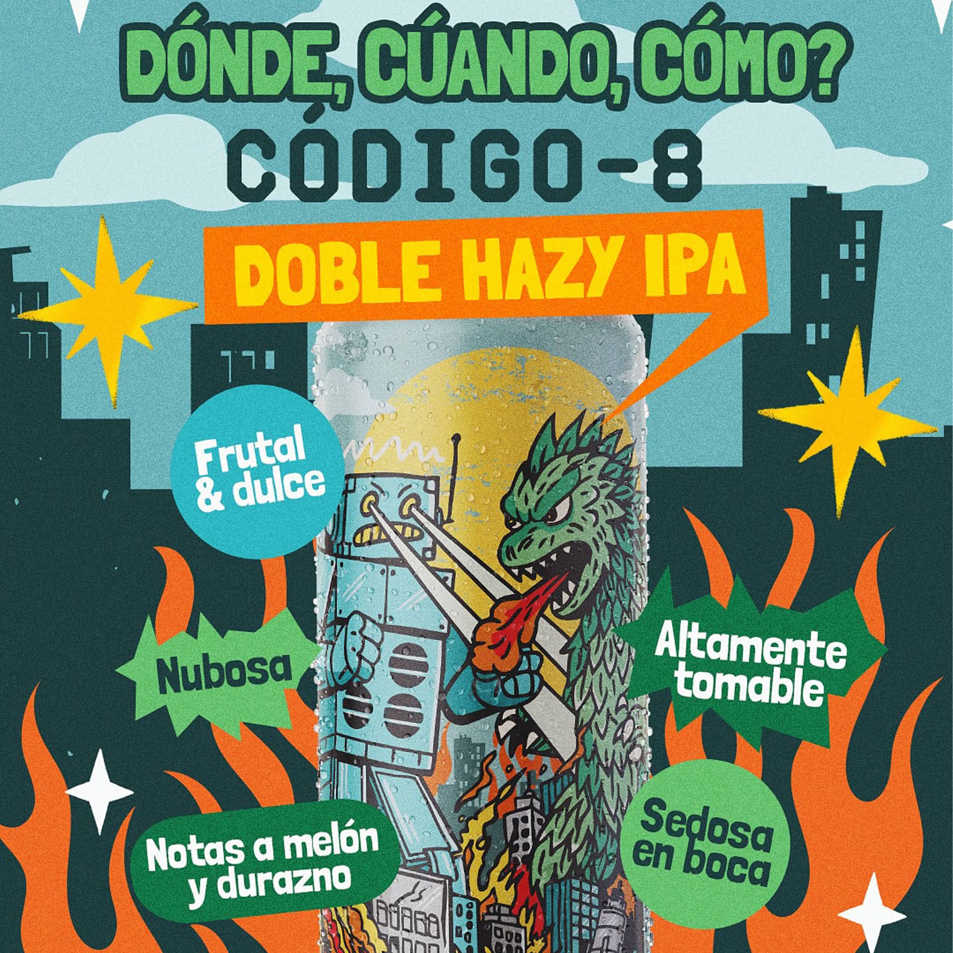 Intergalactic – Código 8 Doble Hazy Ipa